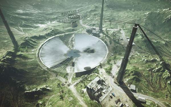 《战地4》地图中射电望远镜原型坍塌 还曾在电影中登场