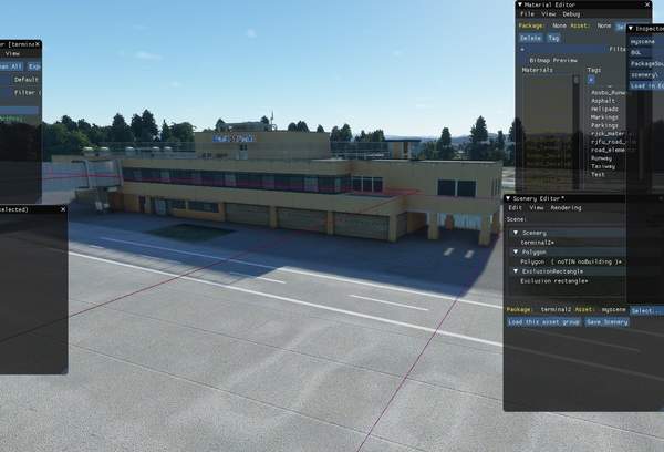 《微软飞行模拟》新机场插件包截图 日本沙丘柯南机场