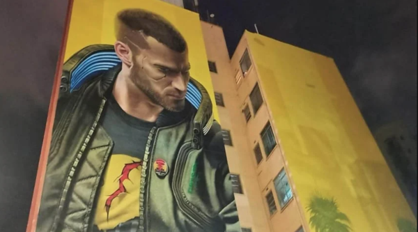 《赛博朋克2077》主角V形象壁画因违规遭罚款 被视为游戏广告
